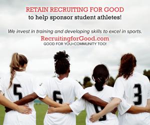 Retain Recruiting for Good for search; we help fund soccer camp for girls to learn skills and excel in sports www.SupportStudentAthletes.com
