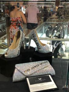 Orange County Fair featuring the Irvine Wedding and Marc DeFang custom shoes and purse