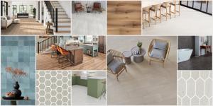 A collage of installations using newly launched products from Architessa