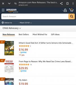 Amazon #1 Top Seller - Child Advocacy genre