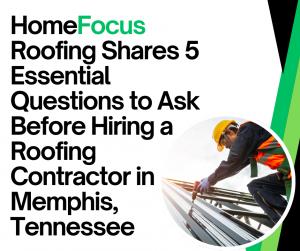 Roofing Company In Memphis