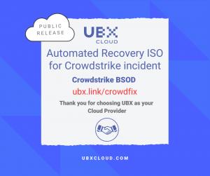 Automated Recovery ISO link for Crowdstrike incident