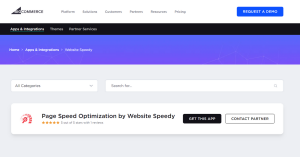 Website Speedy App for Bigcommerce Store