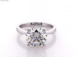 3-Carat Lab Grown Diamond Engagement Ring