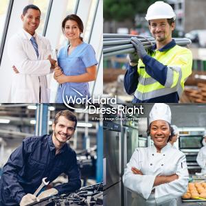 Work Hard Dress Right - Newark; branded uniforms