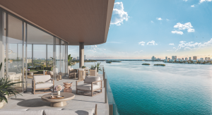 Solana Bay condo Miami balcony view