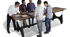 Sit to stand conference table
