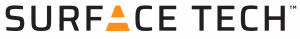Surface Tech logo black and orange