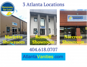 Renovate for Less Atlanta- Marietta, Roswell, Norcross Bathroom Vanity Showrooms