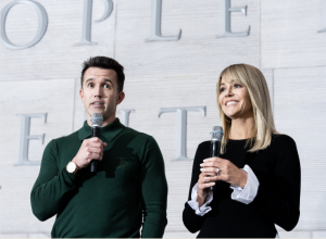 Rob McElhenney and Kaitlin Olson