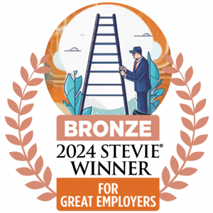 2024 digital hands bronze stevie award badge for achievement in organizational culture