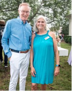 Chuck Scarborough and Kathleen Mulcahy (photo credit: Lisa Tamburini)