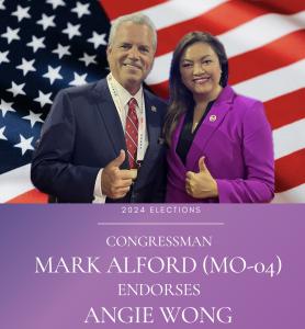 Angie Wong, Mark Alford, endorsement, Election 2024