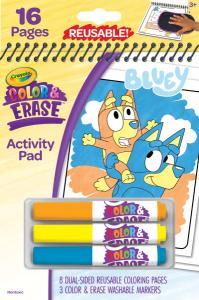 Bluey Color and Erase Book