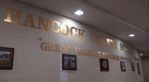 A guiding principle displayed in Hancock County Schools.