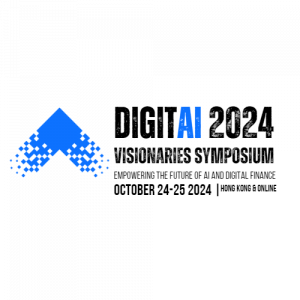 DVS 2024 logo, representing the Digital Visionaries Symposium, an event dedicated to advancing enterprise AI and digital finance globally. The logo reflects the innovation and forward-thinking focus of the symposium.