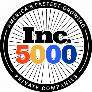 This is a logo depicting the Inc. 5000 medallion