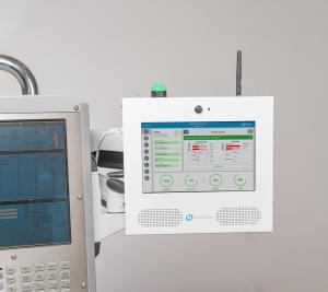 Harmoni device connected to a CNC controller