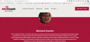 Profile of Richard A Kranitz on AdviCoach