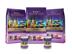 Zignature launches new puppy formula in kibble and wet food cans