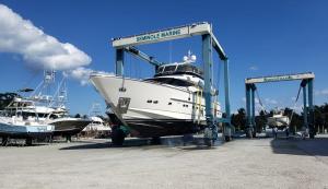 Seminole Marina Boatyard Hull Out