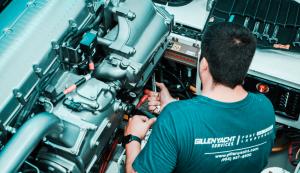 Gillen Yacht Services Repairing Yanmar Engine