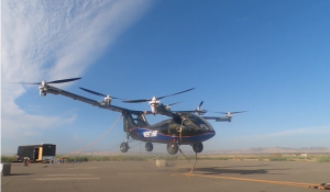 Tethered unmanned flight test ASKA A5 VTOL full-scale prototype