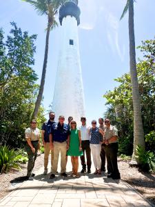 Rep. Vicki Lopez joined Florida State Parks and the Florida State Parks Foundation for a tour of Bill Baggs Cape Florida State Park in Key Biscayne on Aug. 14, 2024.