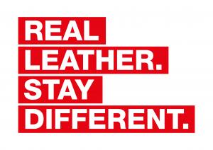 Real Leather. Stay Different. International Student Design Competition logo