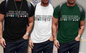 Enduring and bold, the 'Mind Your Own Damn Business Walz Shirt' allows for personalization to express its stance on personal freedom with lasting impact