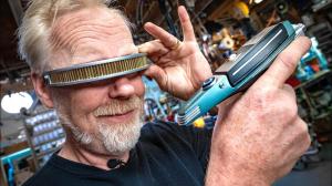 Adam Savage With Factory Entertainment's Star Trek Replicas