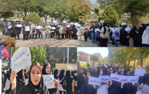 Nurses are one of several communities that are holding protests across Iran against the regime’s policies and corruption. On Sunday, in tandem with the demonstrations of nurses,  the Social Security Org. and the steel sector held protest rallies in different cities.