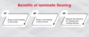 Advantages of laminate flooring - Source Kosmos