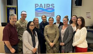 Participants in PAIRS Training at Fairchild Air Force Base.