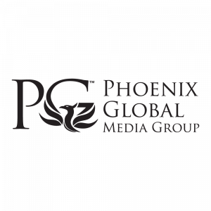 Phoenix Global Media Group logo, creators and owners of AIR - The Future of Radio.