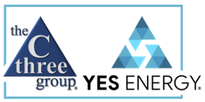 The C Three Group's and Yes Energy's logos