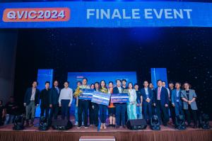 The top three finalists this year were Vbee - Conversational AI platform, HSPTek - Anti-static Real-time Monitoring Wearable Device and Met EV- Affordable smart E2W with AI-power battery swapping solution with awards of USD$100,000, USD$75,000, and USD$50