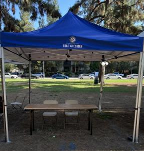 Congressman Brad Sherman (D) was a no-show at the Warner Center Park Concert.