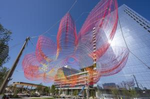 Butterfly Rest Stop is one of the largest public art installations in the region.