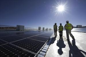 Photovoltaic panel installation