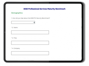 The 2025 PS Maturity Benchmark survey