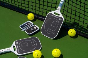 Customize your game with the Airbender 10 and 13 paddles and the weighted accessory cases.