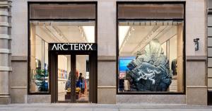 Image showcasing the storefront of Arc'teryx's 580 Broadway retail space.