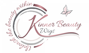 Kinner Beauty Wigs brand logo with tagline: Unleash the Beauty Within