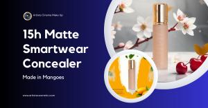 Artista Smartwear Concealer, crafted in Korea, combines skin-loving ingredients like mango seed butter, licorice root, and shea butter, providing high coverage with a matte velvet finish that lasts for up to 15 hours. Preferred by professional makeup arti