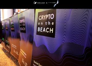 Crown Goose, Crypto on the Beach 2018 Poster