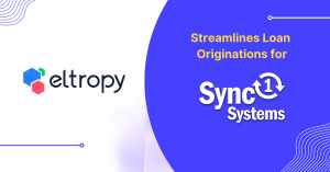 Sync 1 Systems and Eltropy partner to empower CFIs to enhance their lending processes by integrating Eltropy's communication tools directly into Sync 1's loan origination workflow.