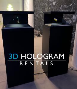 3D Hologram Rentals Double Display