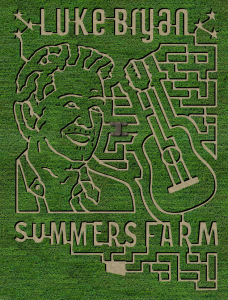 Get lost in the Luke Bryan Maze at Summers Farm's Fall Festival