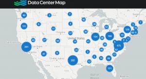 US Data Center Map